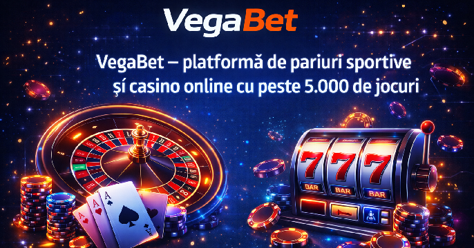 VegaBet — platformă de pariuri sportive și casino online cu peste 5.000 de jocuri